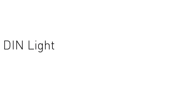 Din Light Font Free Download Mac